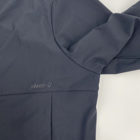 Johnnie O Jacket Mens XXL Black Marshall Performance Hoodie Golf Windbreaker 2XL - Picture 6 of 16